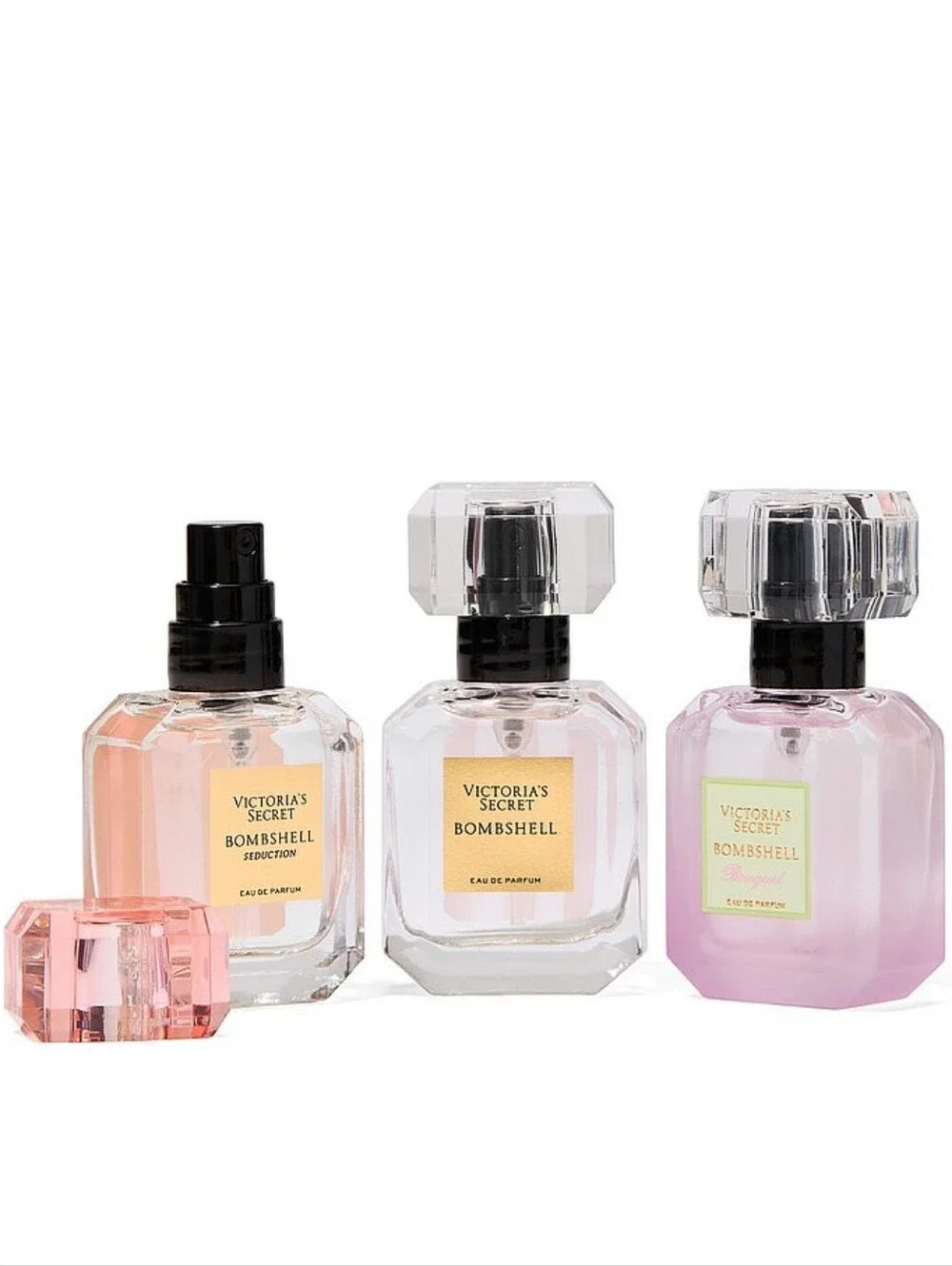 Victoria's Secret 3-Piece Bombshell Mini Eau de Parfum Perfume Gift Set NEW - Picture 3 of 3